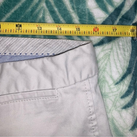 GAP Ivory Flat Front Chino Straight Regular Fit Pants Women's Size - Picture 6 of 10